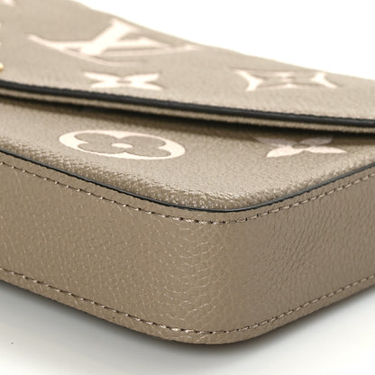 Louis Vuitton Empreinte Monogram Giant Felicie Pochette Tourterelle Creme 11 of 11