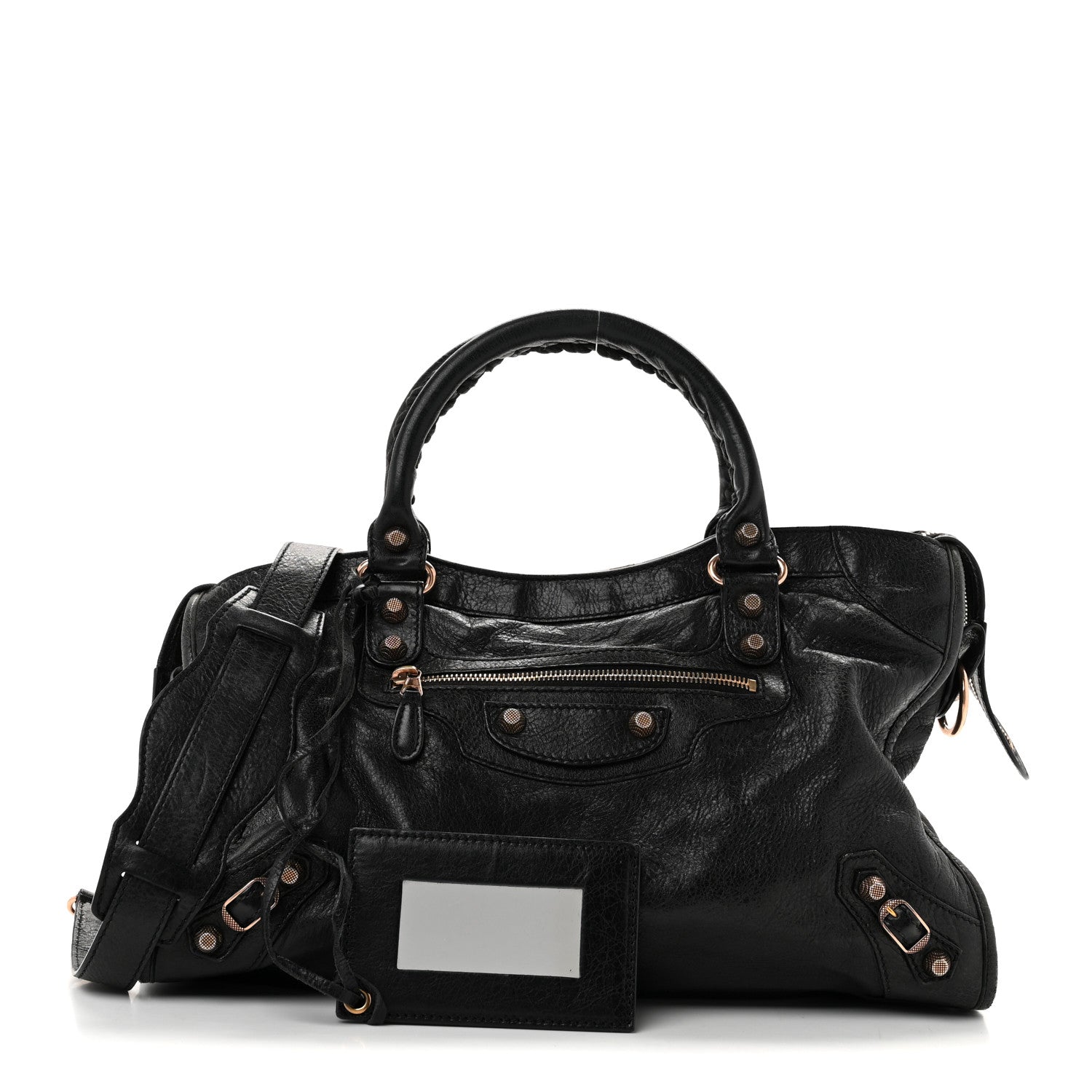 Balenciaga Agneau Giant 12 Rose Gold Hardware City Black 3 of 15