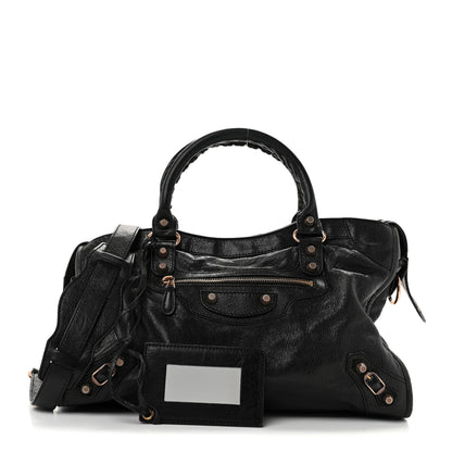 Balenciaga Agneau Giant 12 Rose Gold Hardware City Black 3 of 15