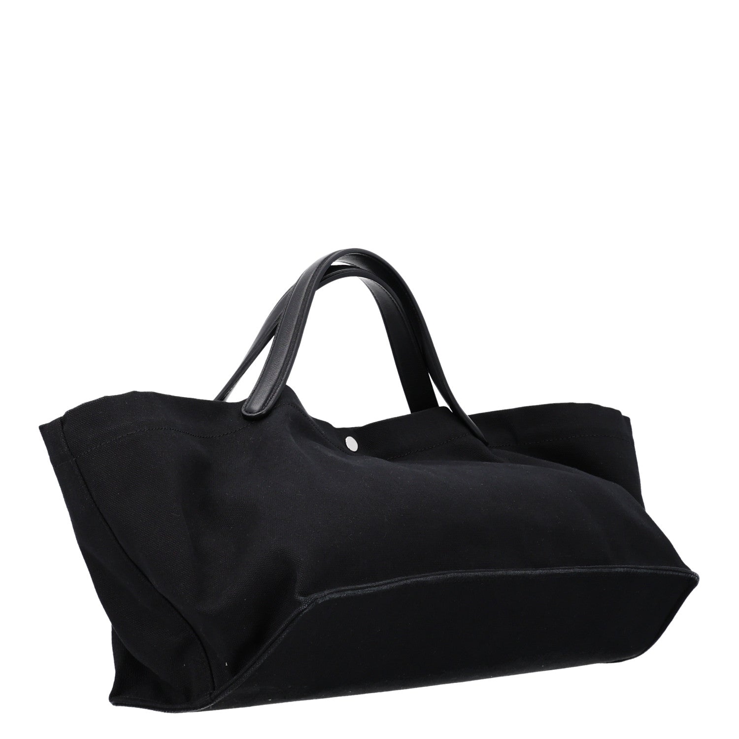 The Row Cotton Twill East West Idaho Tote Black 3 of 9