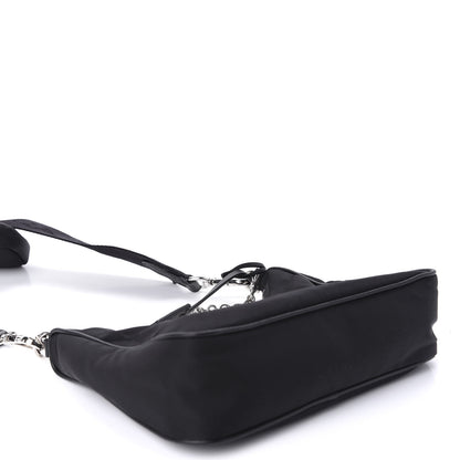 Prada Nylon Re-Edition 2005 Shoulder Bag Black 4 of 11