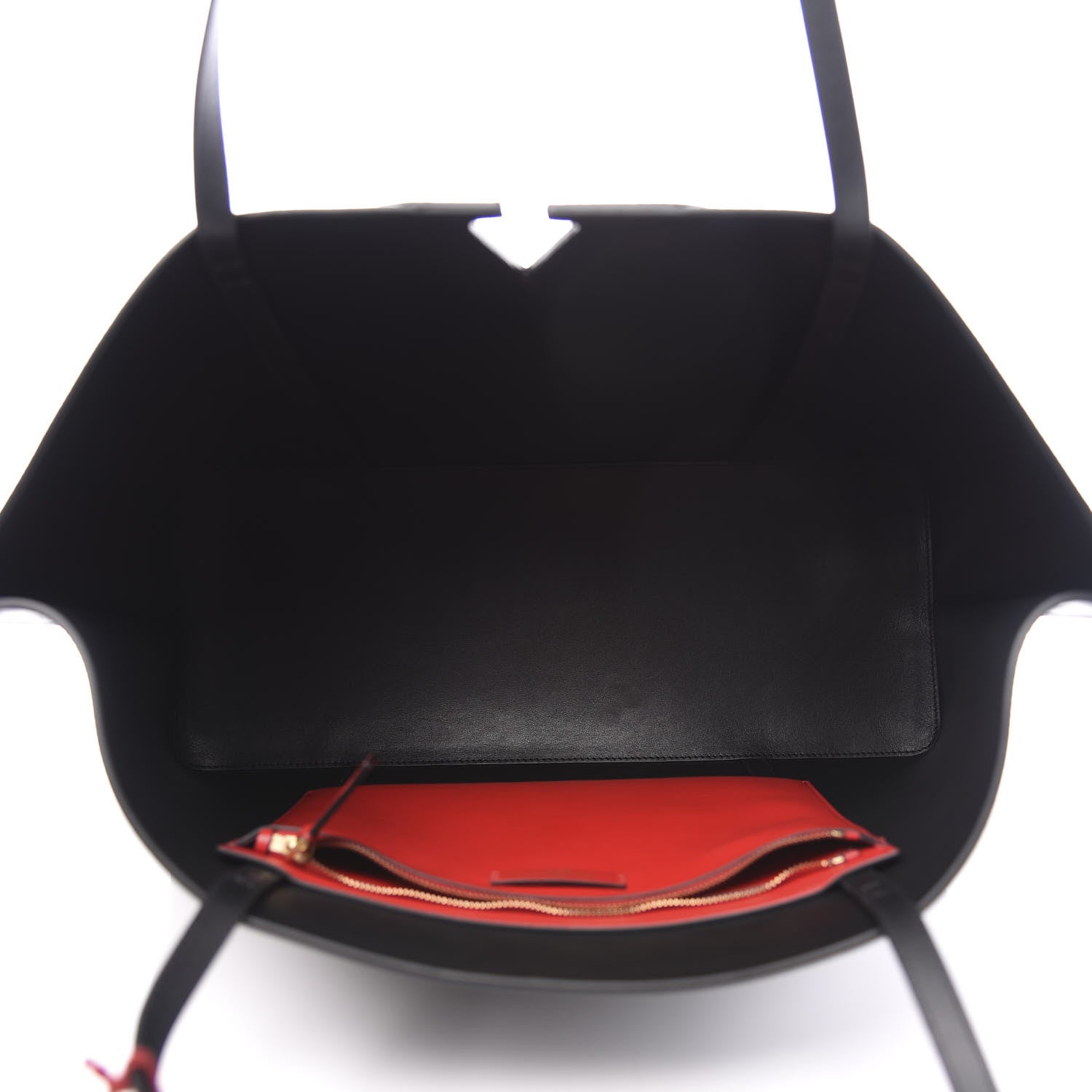 Valentino Garavani Calfskin Large Vlogo Tote Black 4 of 9
