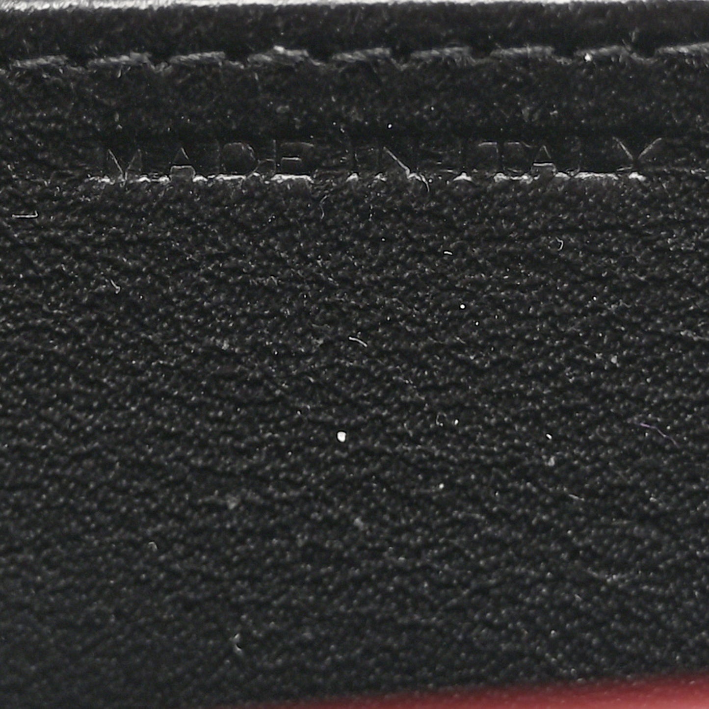 Patent Uptown Chain Wallet Red Grenat