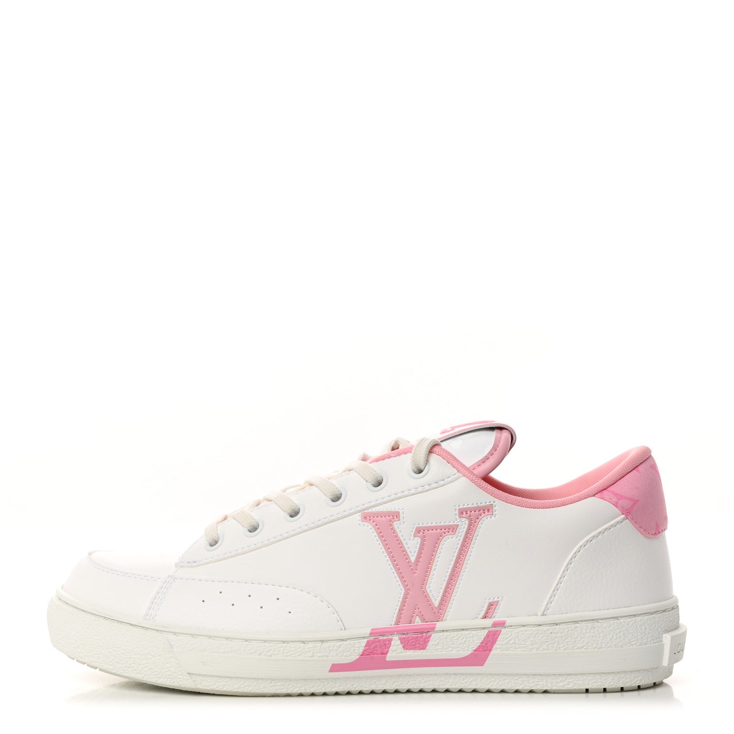 Calfskin Charlie Sneaker 39 White Rose Clair