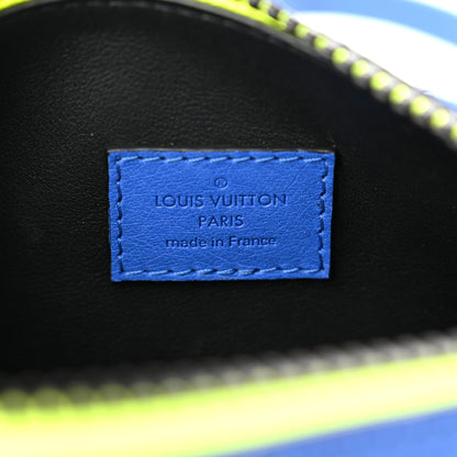 Louis Vuitton Ostrich Keepall XS Blue 6 of 9