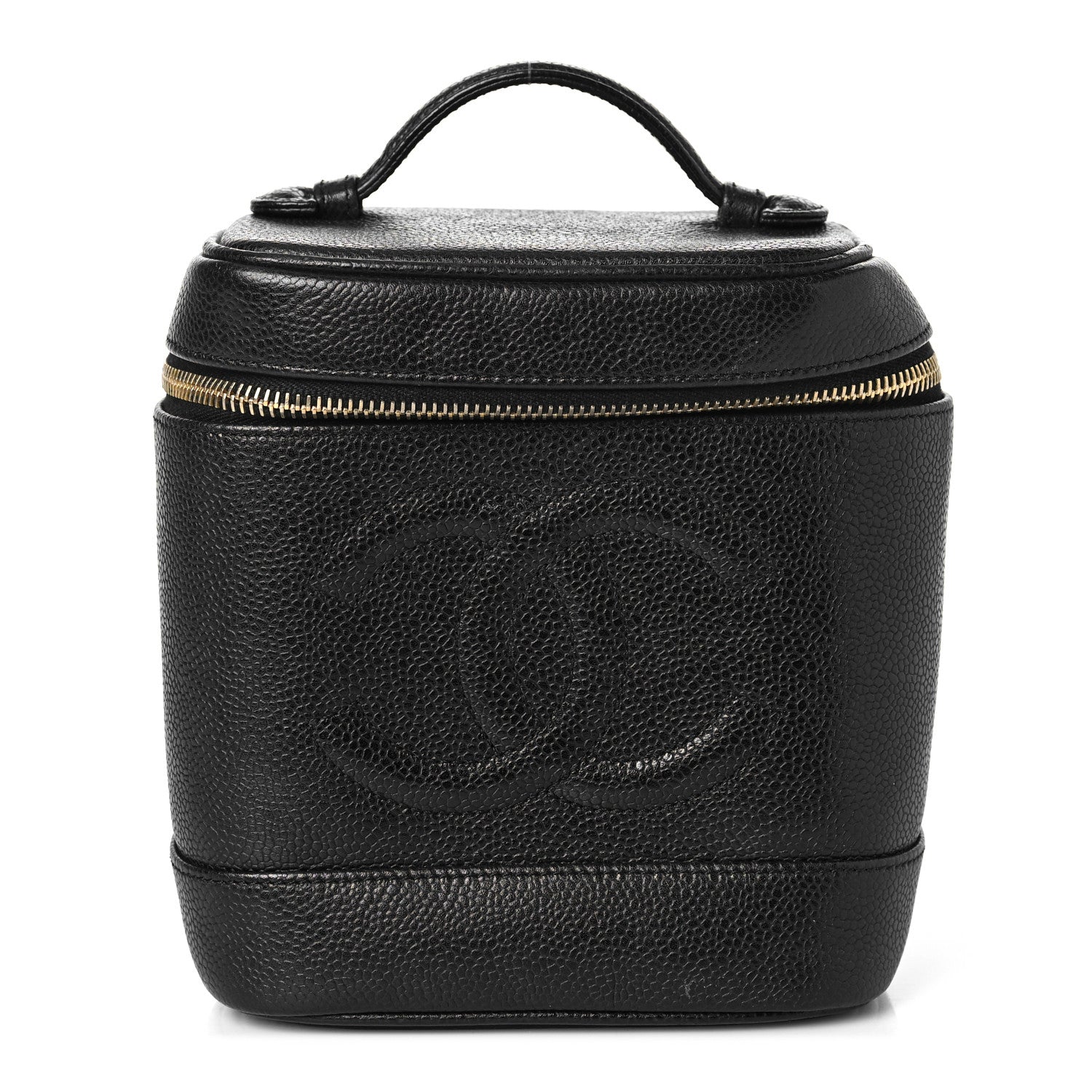 Chanel Caviar Vanity Cosmetic Case Black 1 of 12