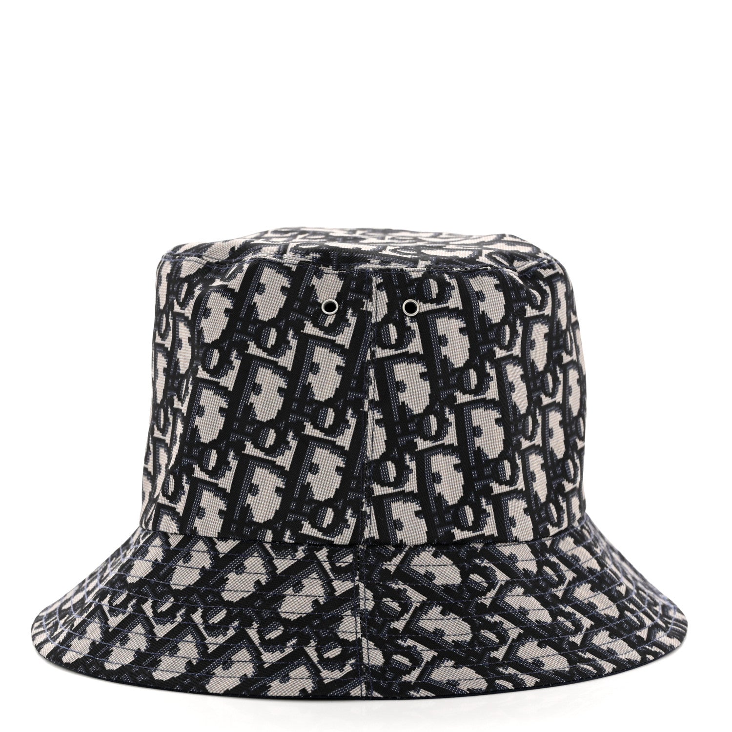 Christian Dior Oblique Reversible Teddy-D Brim Bucket Hat Blue 4 of 13