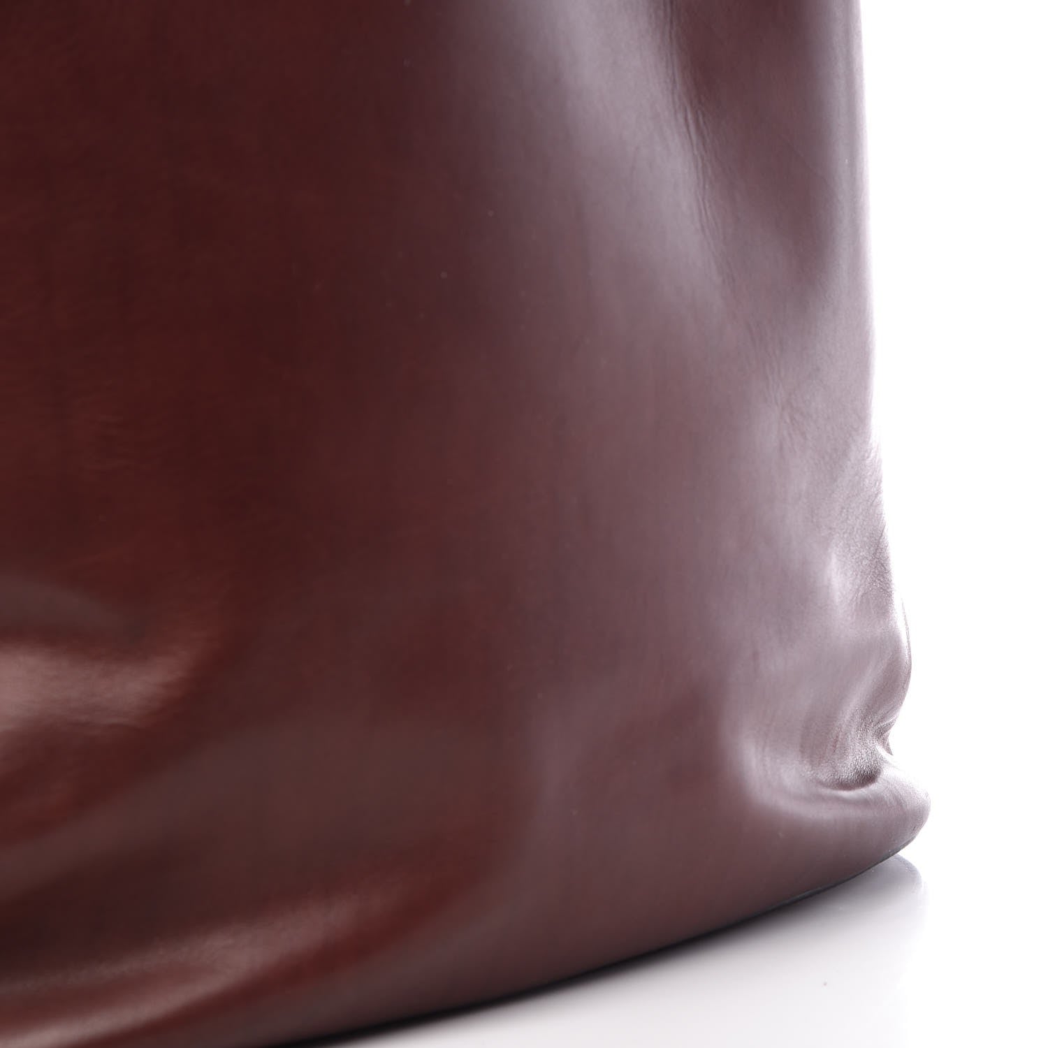 Celine Supple Calfskin Tie Knot Twisted Tote Burgundy 13 of 13