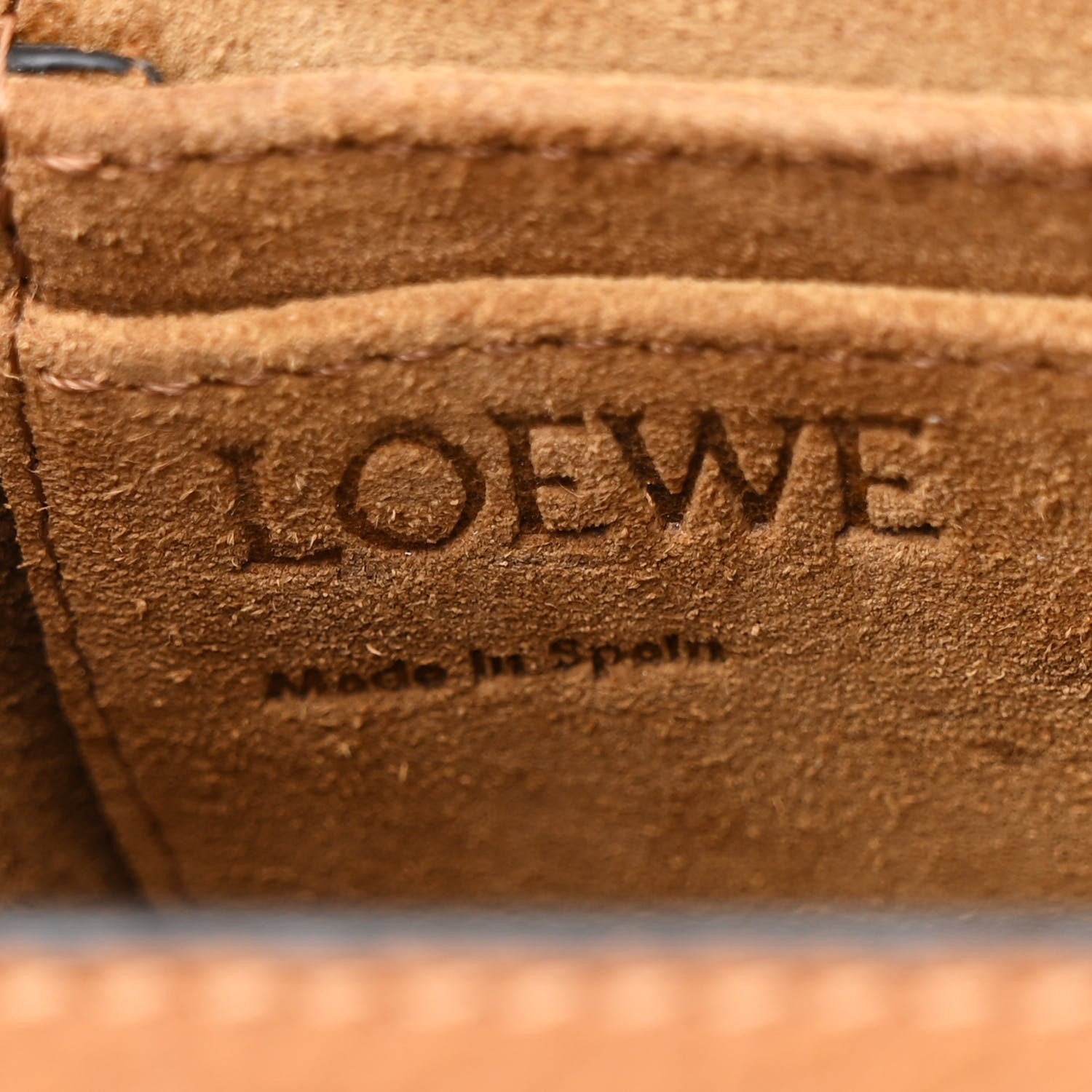 Loewe Grained Calfskin Mini Gate Crossbody Bag Caramel Pecan 6 of 10