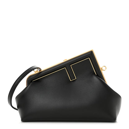 Fendi Shiny Nappa Small Fendi First Black 1 of 9