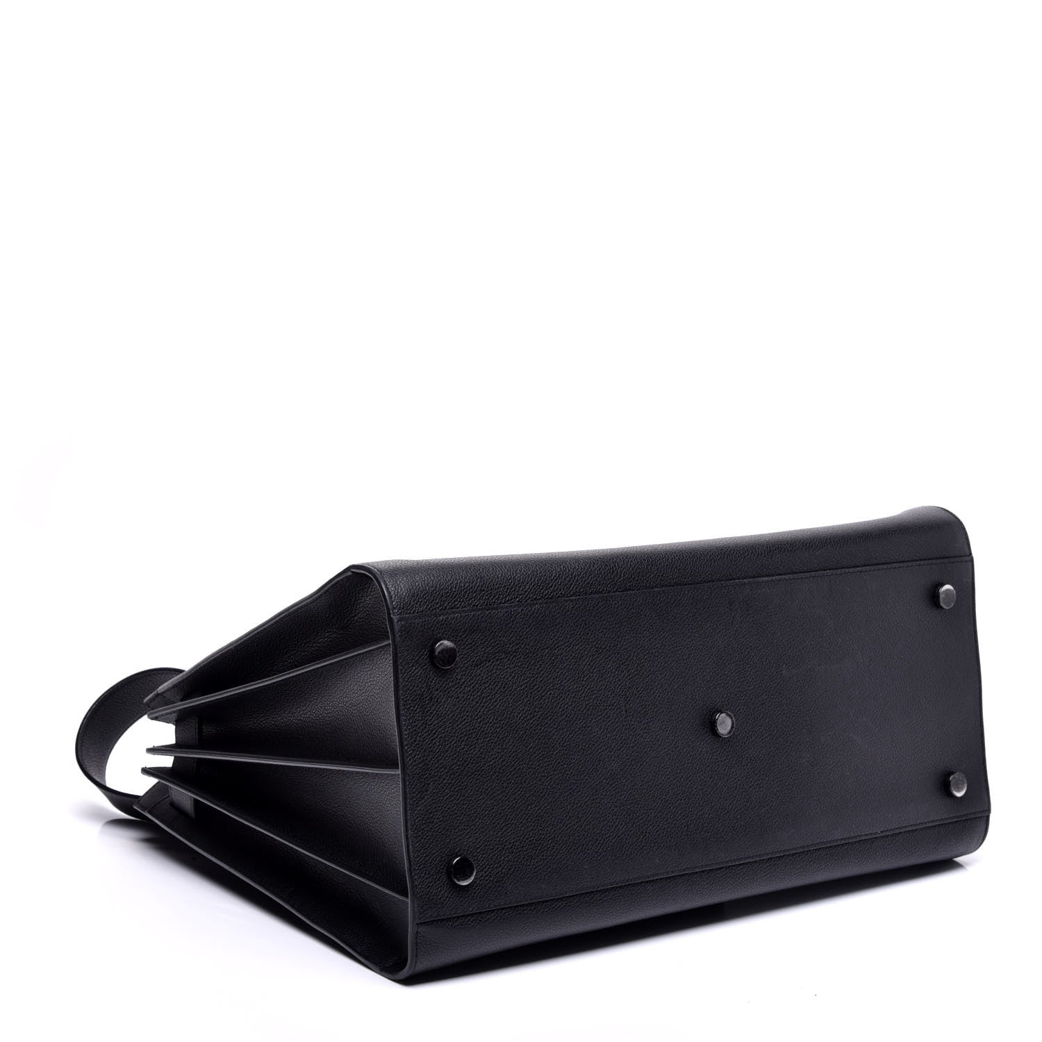 Saint Laurent Grained Calfskin Large Sac De Jour Carryall Black 5 of 9