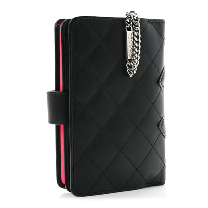 Chanel Calfskin Cambon Zipped Pocket Wallet Black 3 of 8