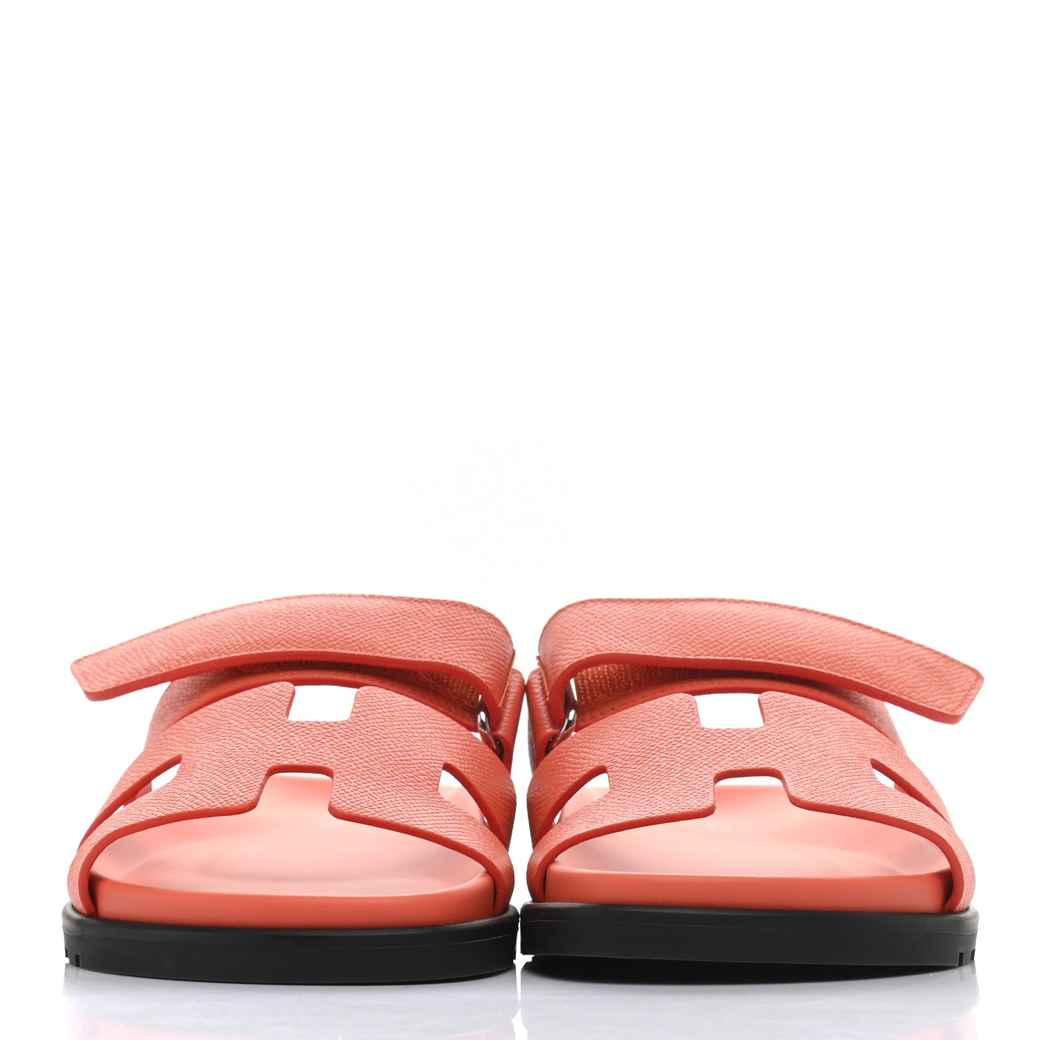 Hermes Epsom Womens Chypre Sandals 36 Rose Sorbert 3 of 9