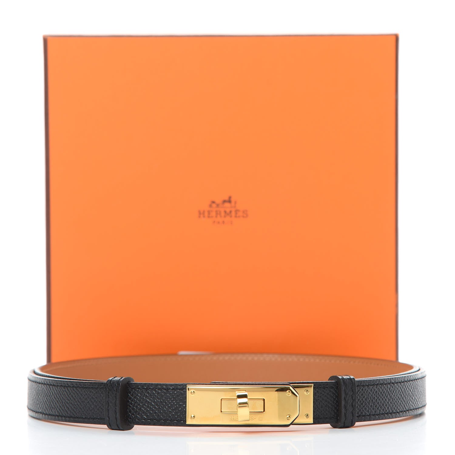 Hermes Epsom Kelly Belt Black 5 of 5