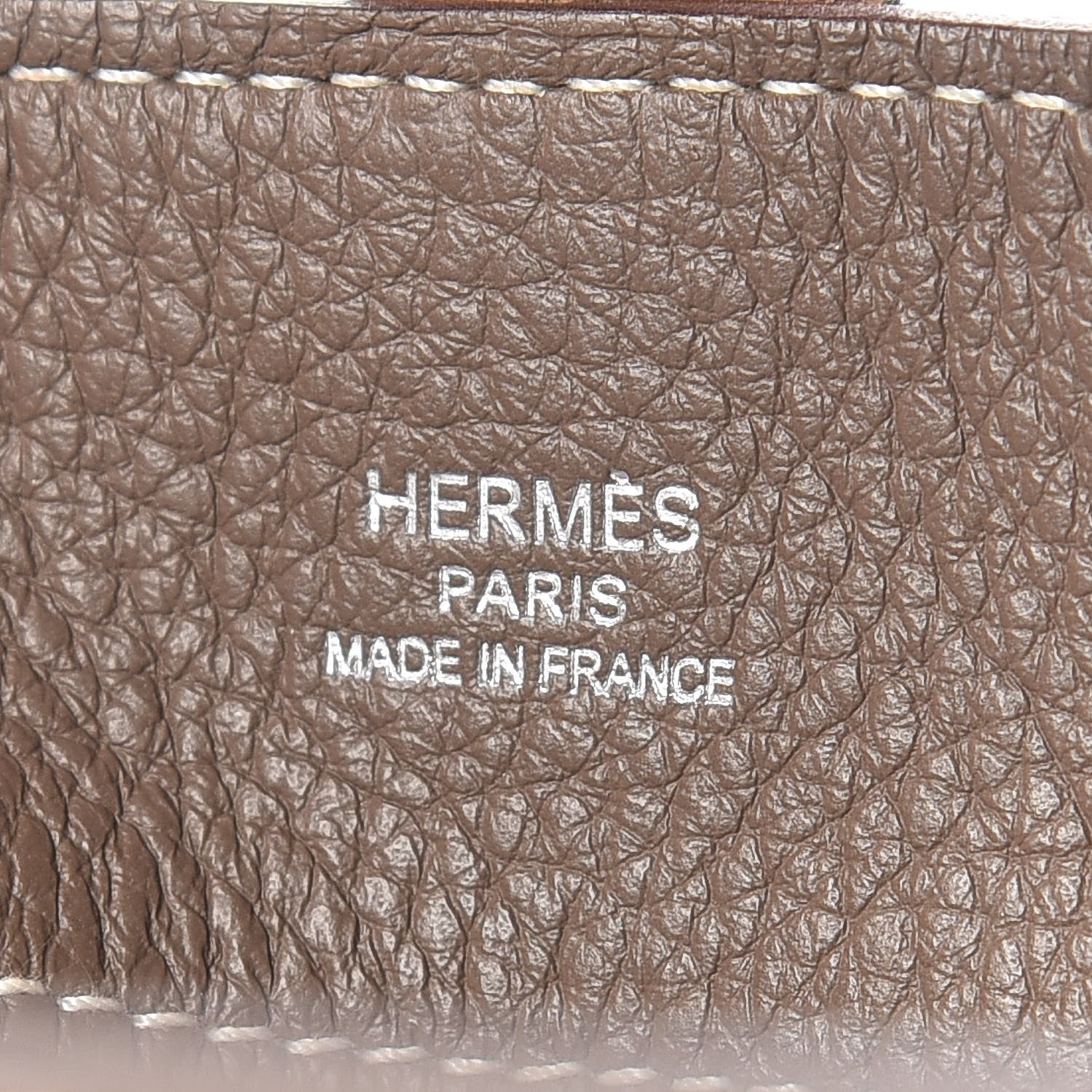 Hermes Taurillon Clemence Marwari PM Etoupe 8 of 9