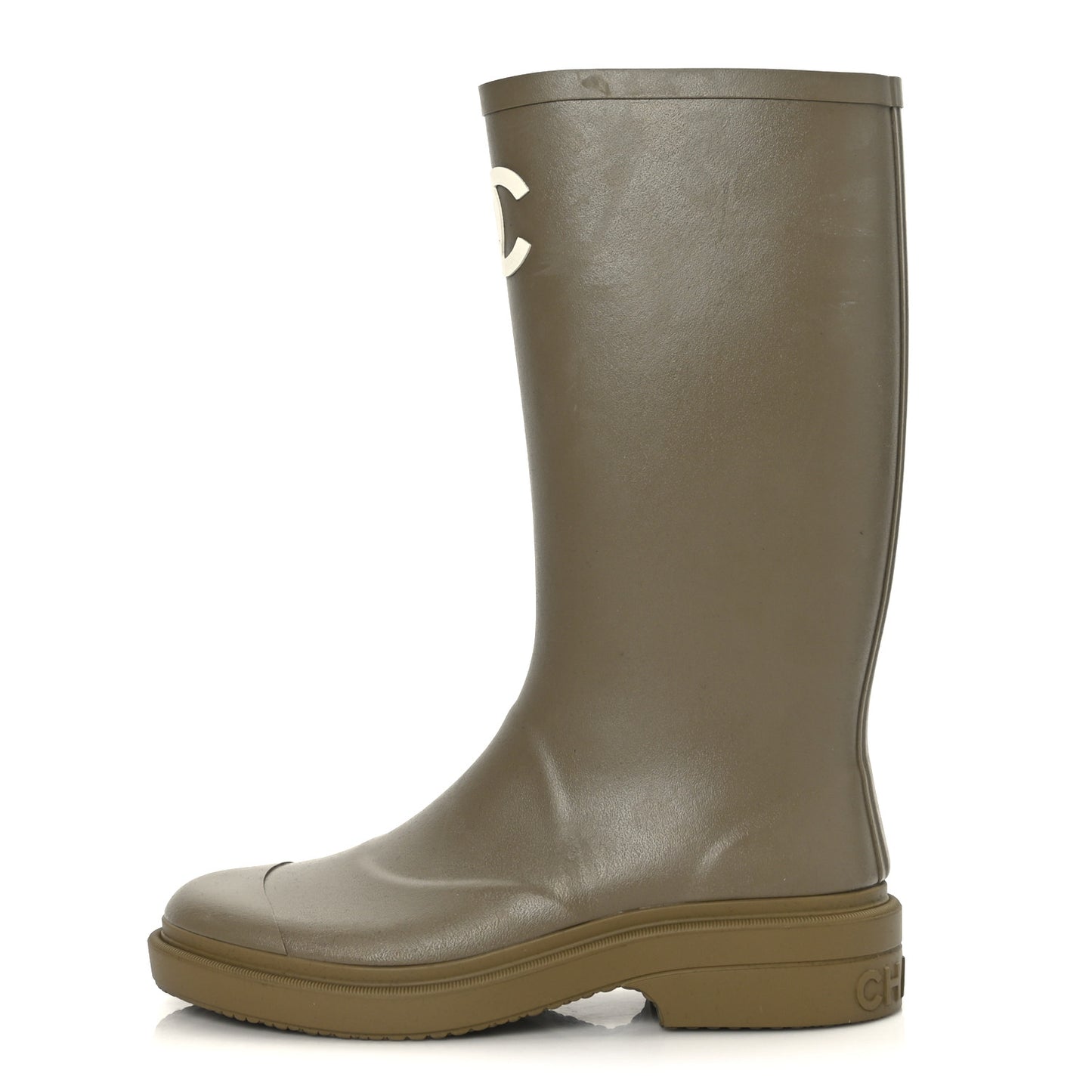 Caoutchouk CC High Boots 37 Dark Beige