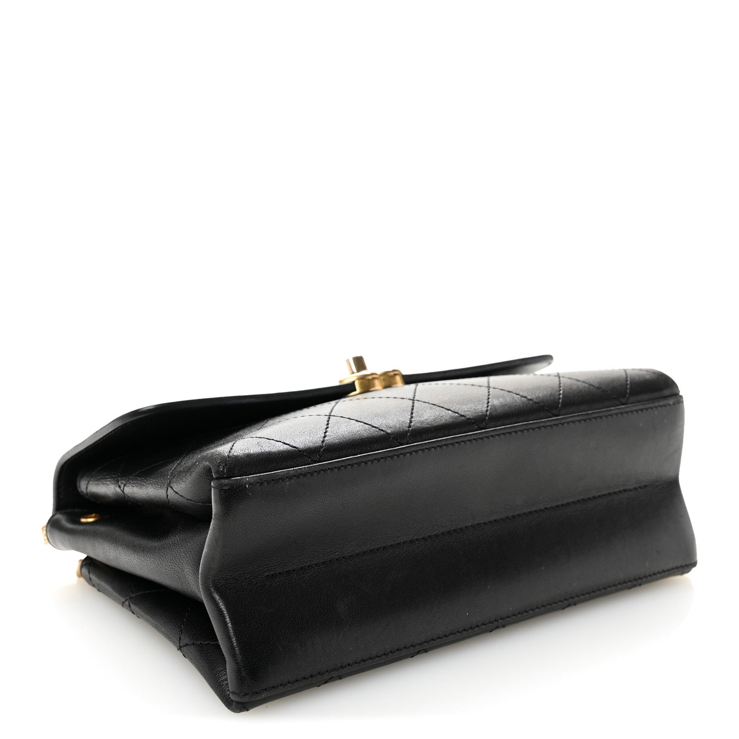 Chanel Lambskin Stitched Coco Luxe Small Flap Black 4 of 12