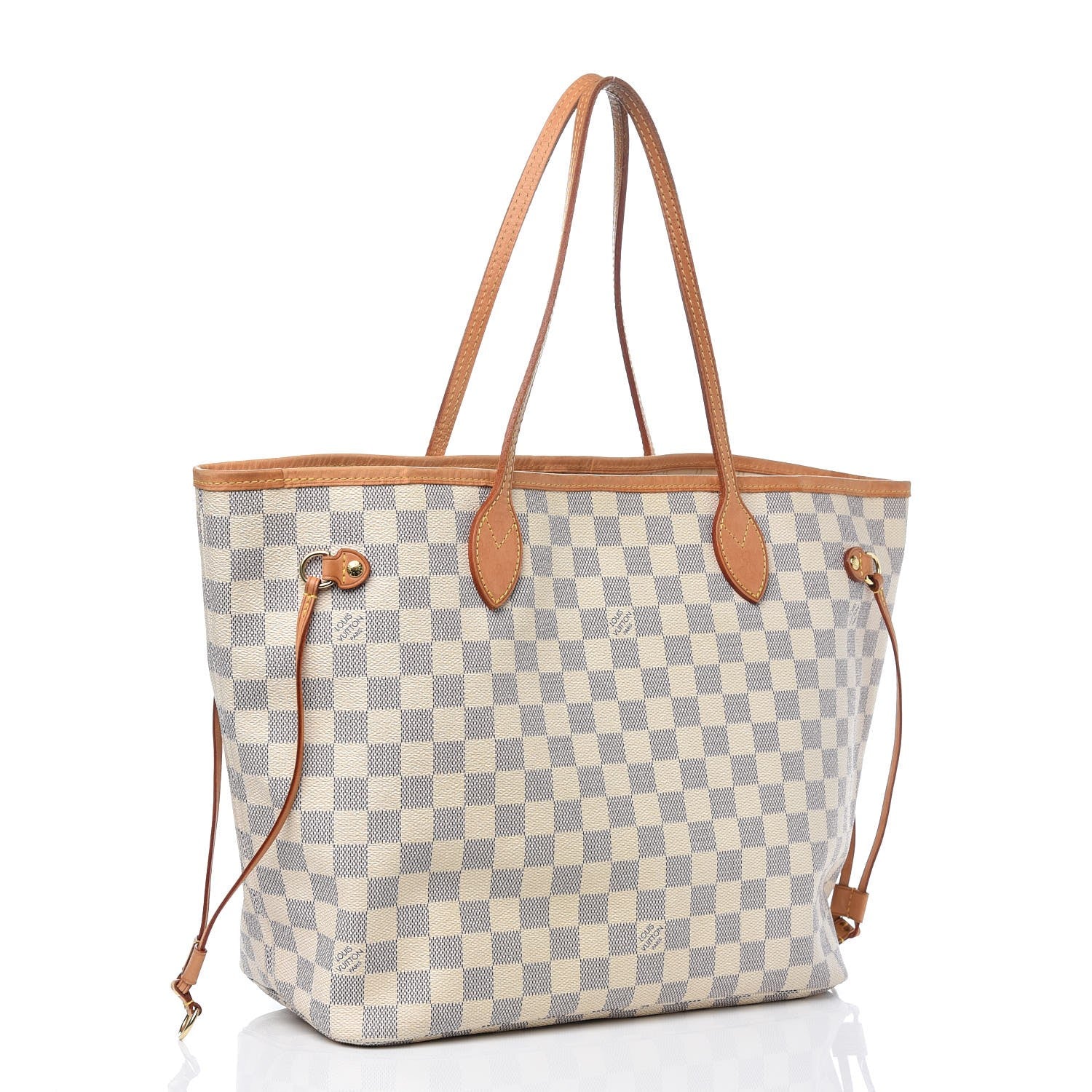 Louis Vuitton Damier Azur Neverfull MM 3 of 15