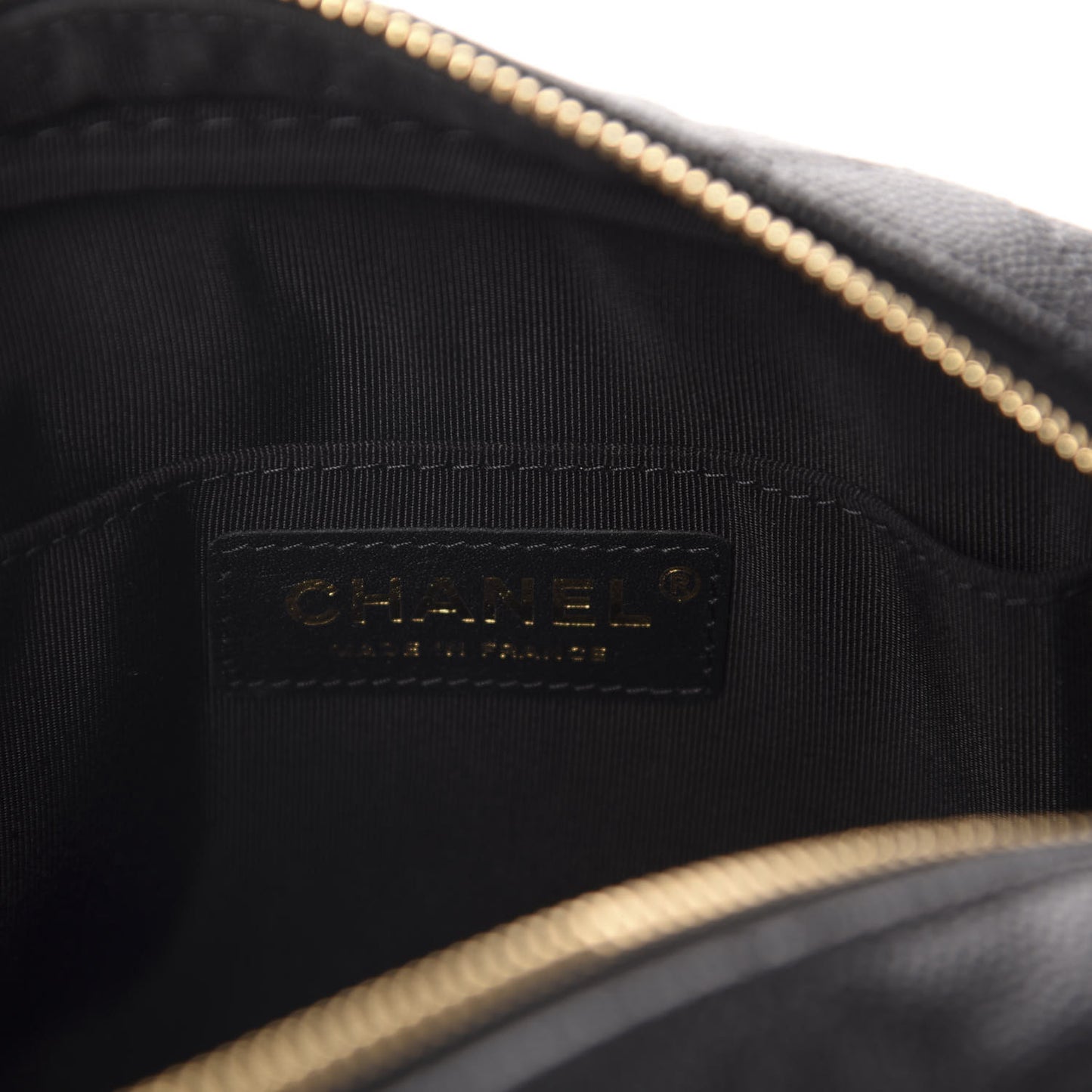 Caviar Quilted CC Day Camera Case Black