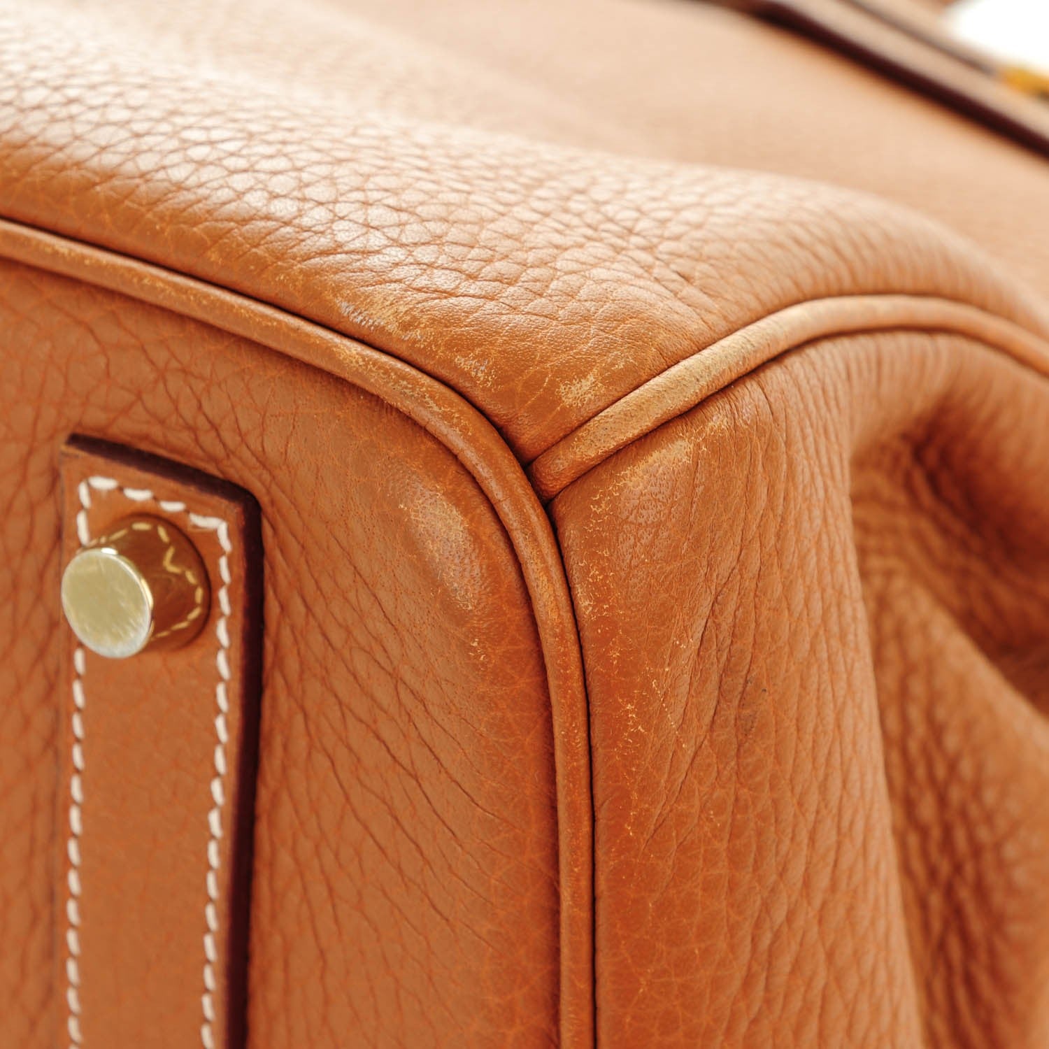 Hermes Taurillon Clemence Birkin 35 Gold 6 of 24