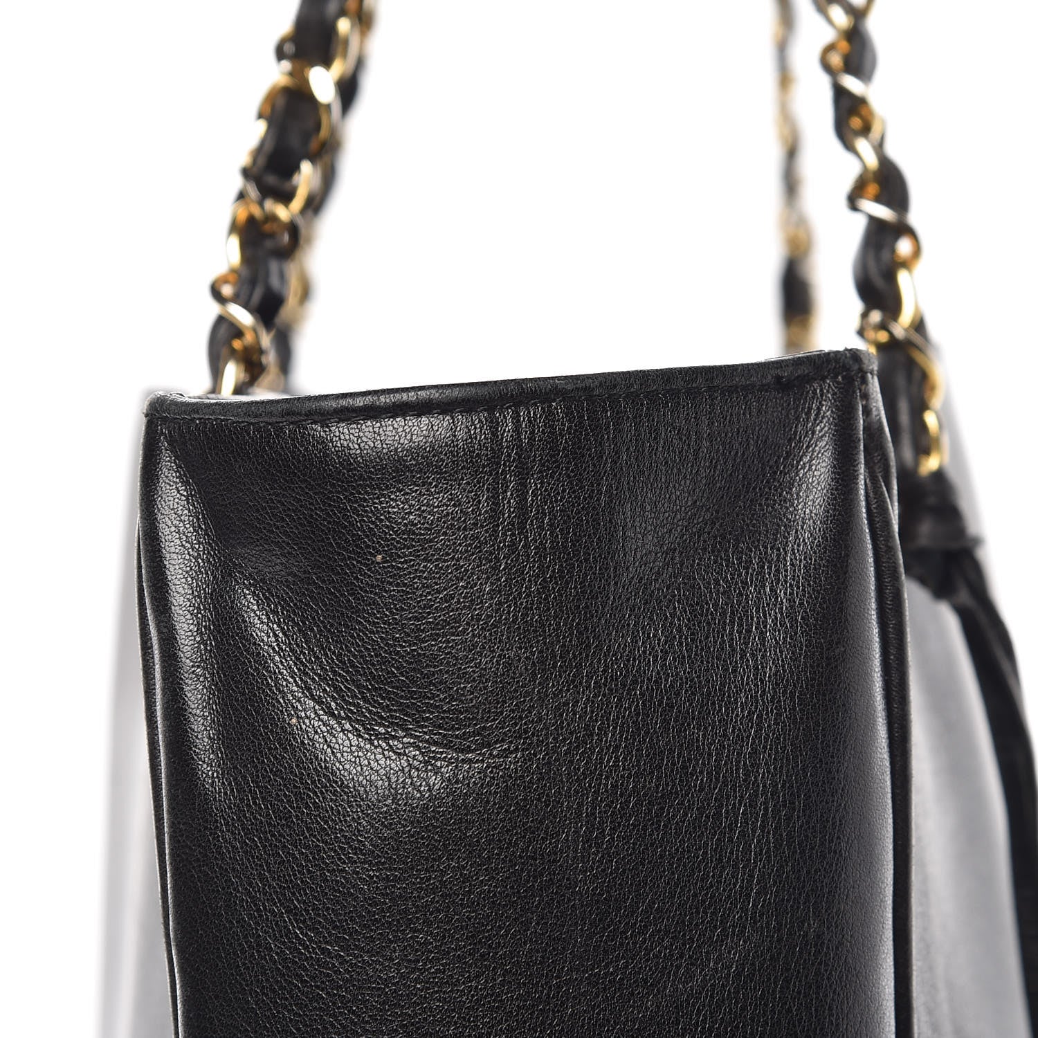 Chanel Lambskin Quilted Tote Black 18 of 21