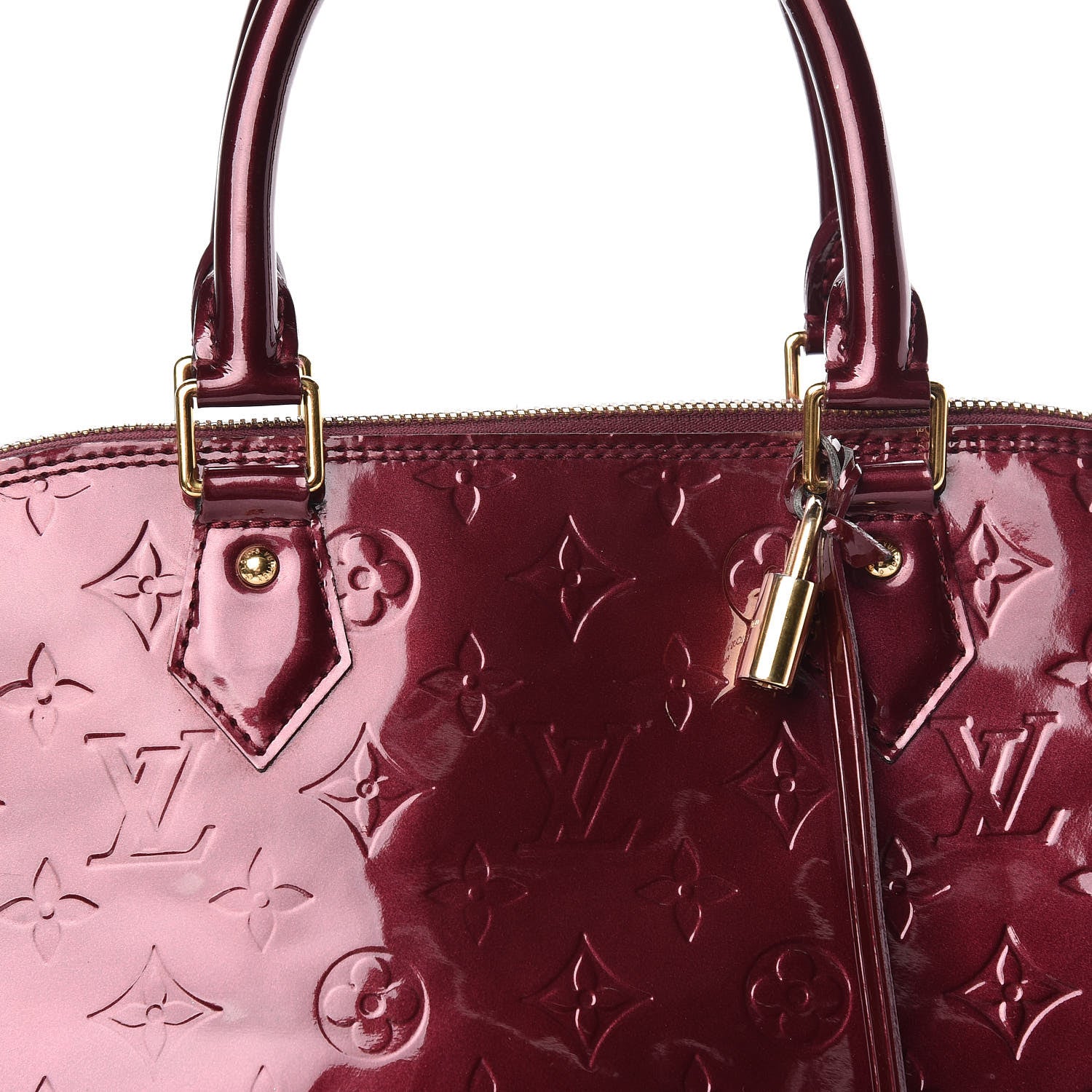 Louis Vuitton Vernis Alma GM Rouge Fauviste 11 of 17