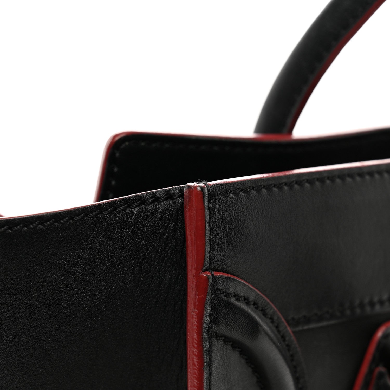 Celine Smooth Calfskin Micro Luggage Black 10 of 11