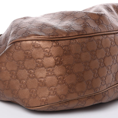 Gucci Guccissima Medium Sukey Hobo Bronze 8 of 16