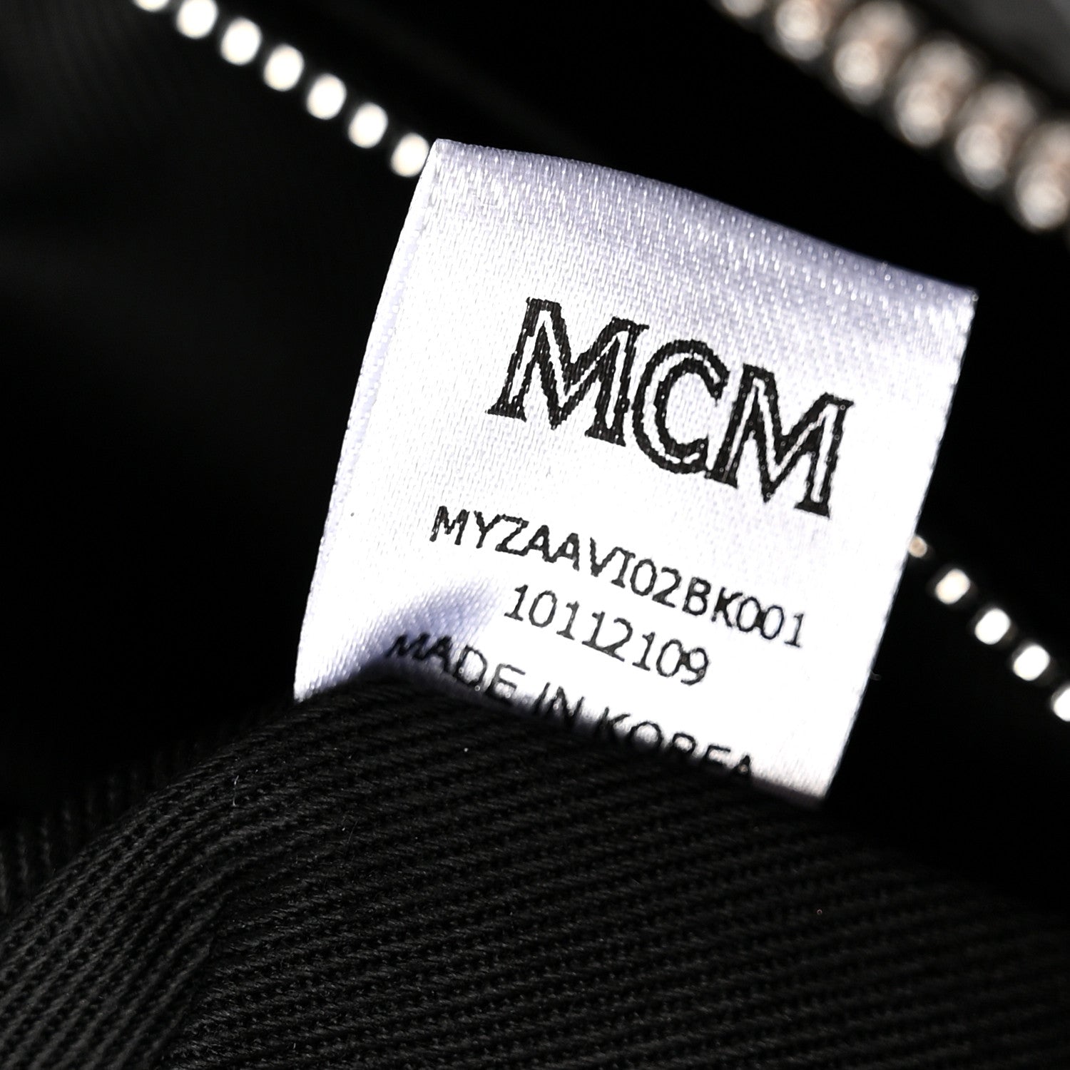 MCM Visetos Medium Crossbody Pouch Black 7 of 10