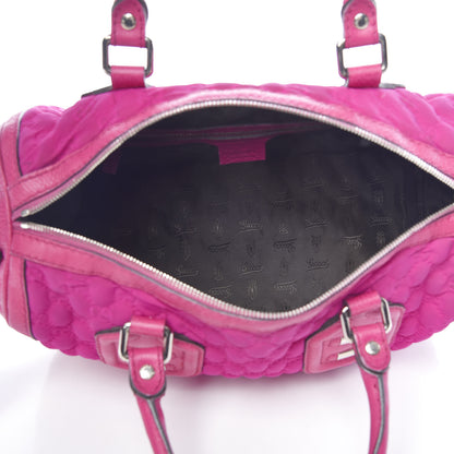Gucci Guccissima Neoprene Techno Tag Medium Boston Magenta 5 of 20