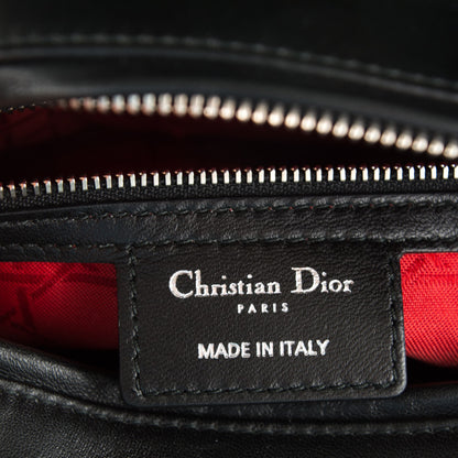 Christian Dior Lambskin Cannage Large Lady Dior Black 6 of 7