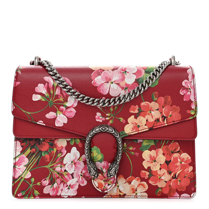 Gucci Calfskin Blooms Print Medium Dionysus Shoulder Bag Romantic Cherry Multicolor 1 of 10