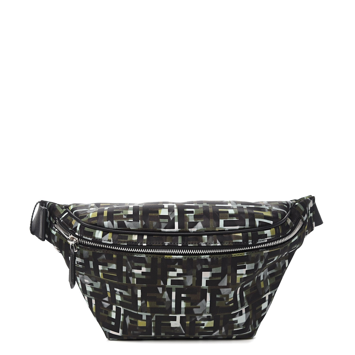 Fendi Nylon CamouFF Belt Bag Black Multicolor 1 of 8