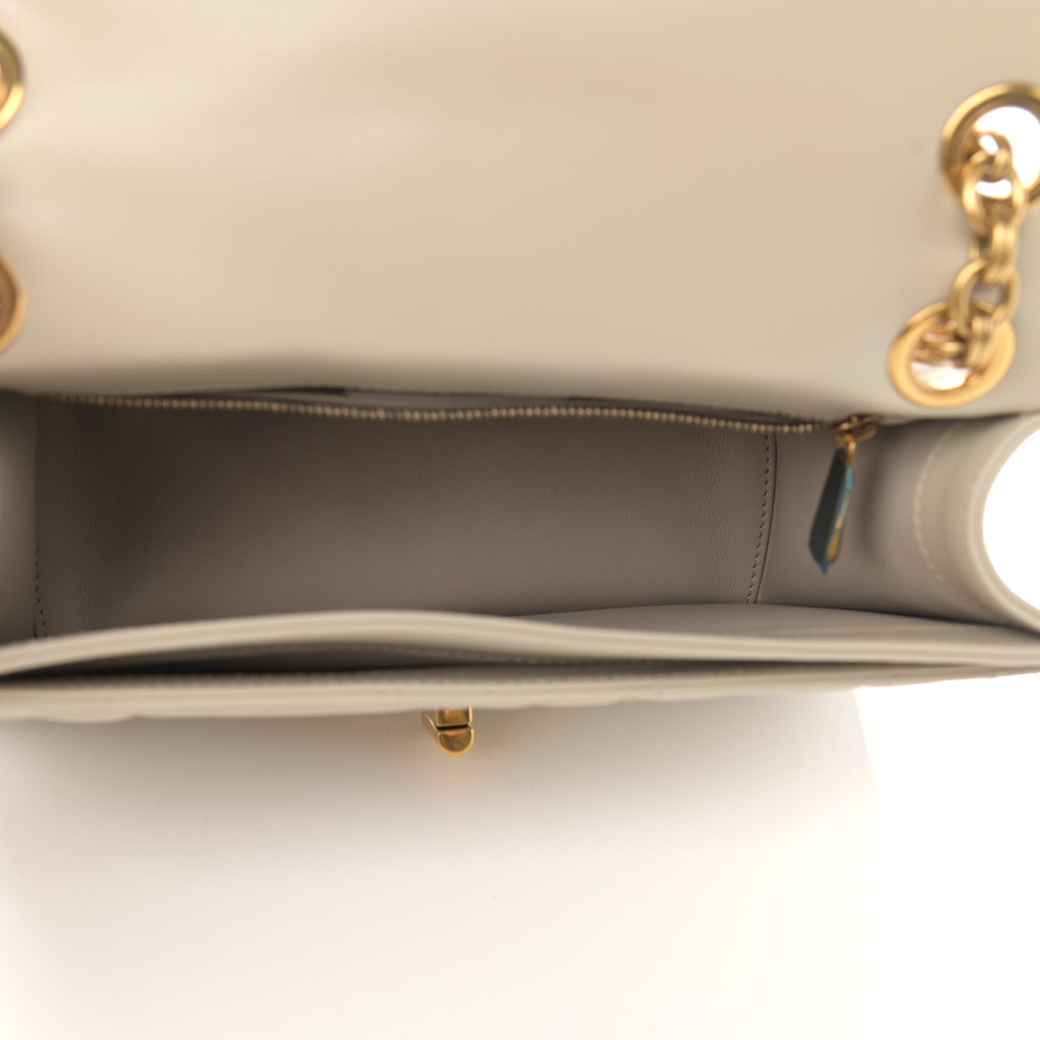 Salvatore Ferragamo Calfskin Quilted Gancini Flap Bag Peony 5 of 11