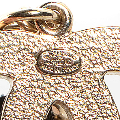 Chanel Large Enamel CC Ribbon Necklace Black 5 of 5