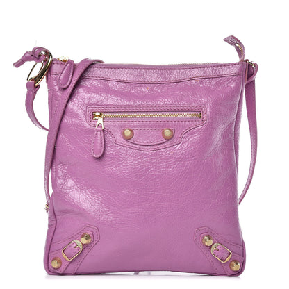 Balenciaga Agneau Giant 12 Gold Hardware Flat Crossbody Rose Berlingot 1 of 11
