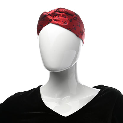Gucci Silk GG Hamlet Duchesse Headband Flame Blue 2 of 7