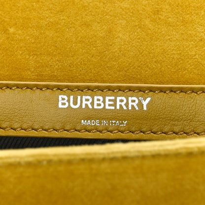 Burberry Velvet Quilted Mini Lola Bag Yellow 6 of 8