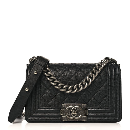 Chanel Caviar Quilted Small Boy Flap Black 1 of 9