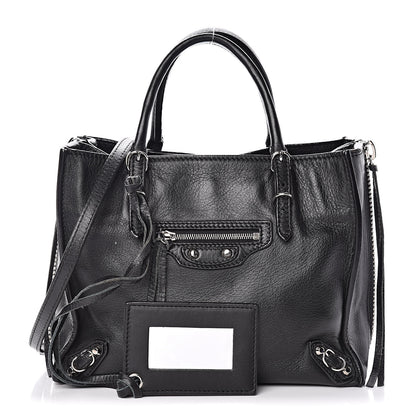 Balenciaga Calfskin Papier Mini A4 Tote Black 1 of 13