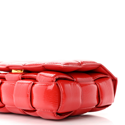 Bottega Veneta Textured Deerskin Maxi Intrecciato Padded Cassette Crossbody Bag Chili 11 of 14