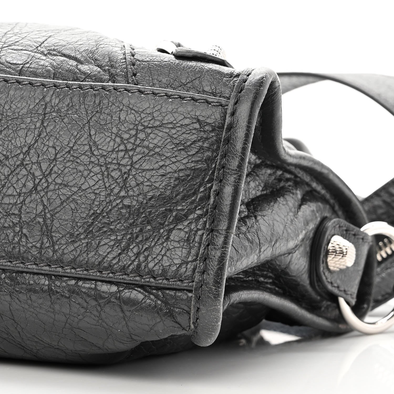 Balenciaga Agneau Giant 12 Silver Hardware Mini City Gris Fossile Anthracite 10 of 10