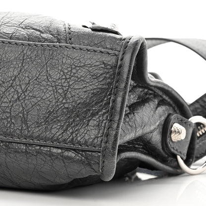 Balenciaga Agneau Giant 12 Silver Hardware Mini City Gris Fossile Anthracite 10 of 10