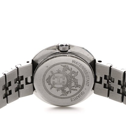 Hermes Stainless Steel 24mm Clipper Quartz Watch Gold 4 of 5