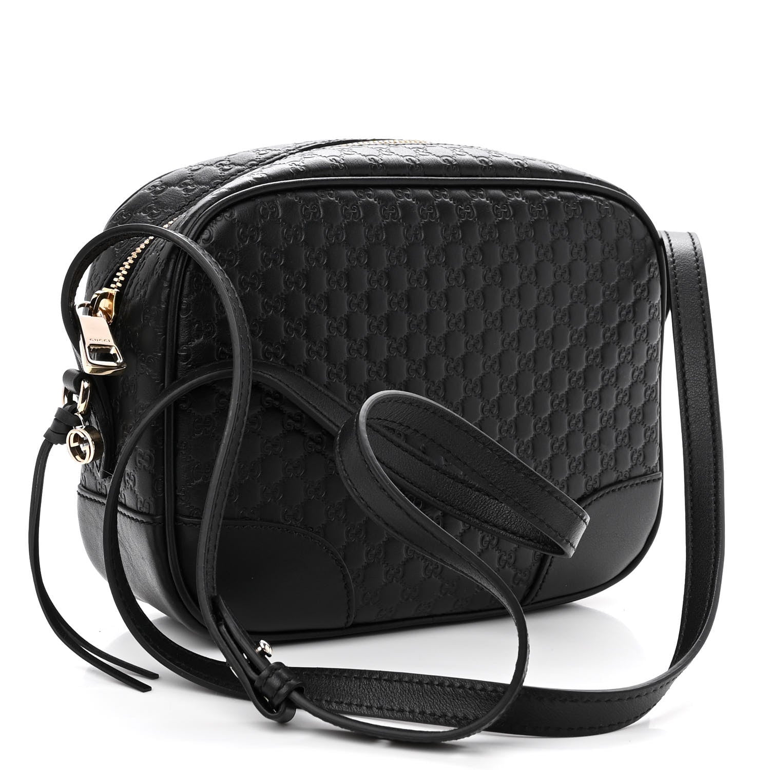 Gucci Microguccissima Mini Bree Messenger Bag Black 3 of 10