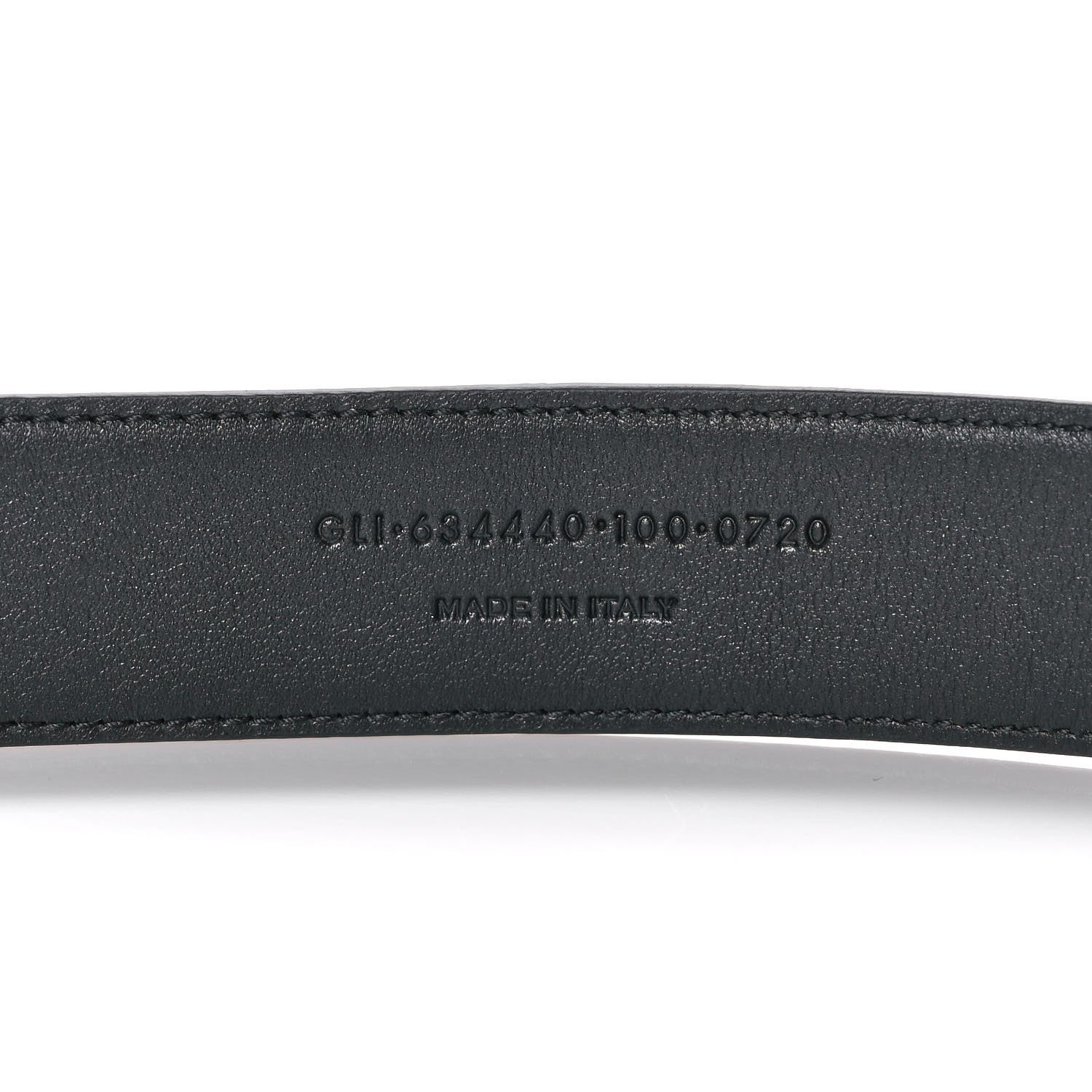 Saint Laurent Goatskin Monogram Cassandre Square Buckle Belt 100 40 Black 3 of 5