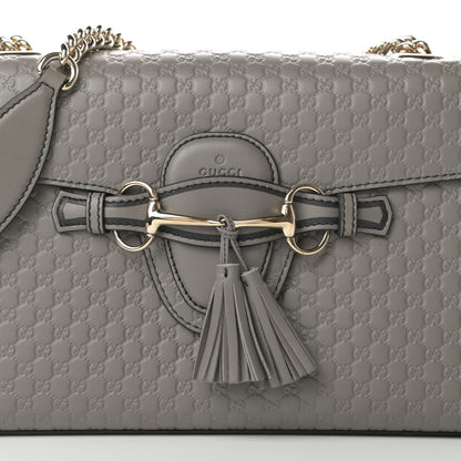 Gucci Soft Microguccissima Medium Emily Chain Shoulder Bag Loess 8 of 11
