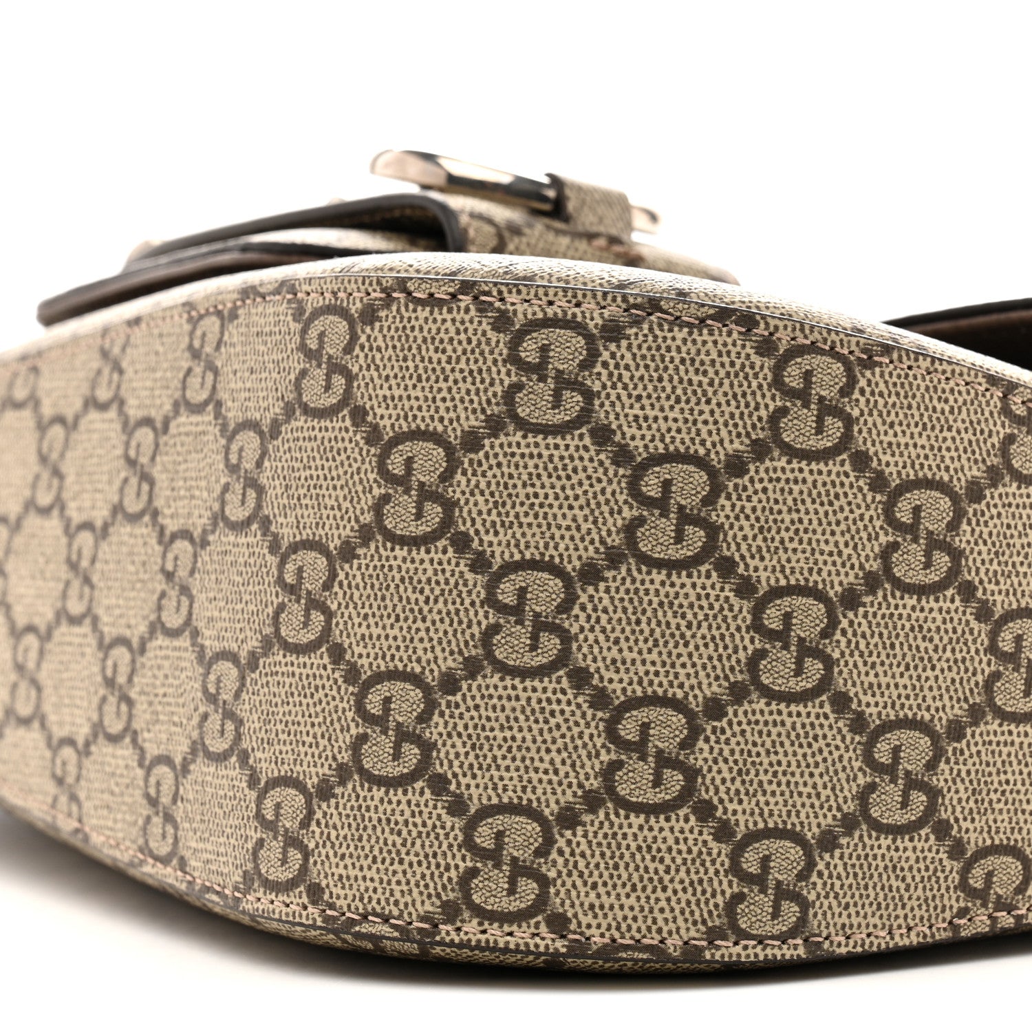 Gucci Monogram Small Horsebit 1955 Asymmetric Shoulder Bag 10 of 10