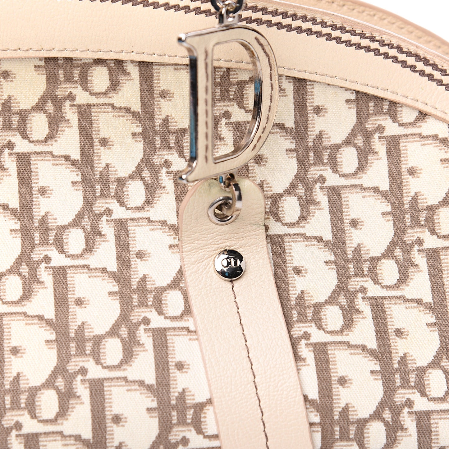 Monogram Vintage Flowers Bowler Beige