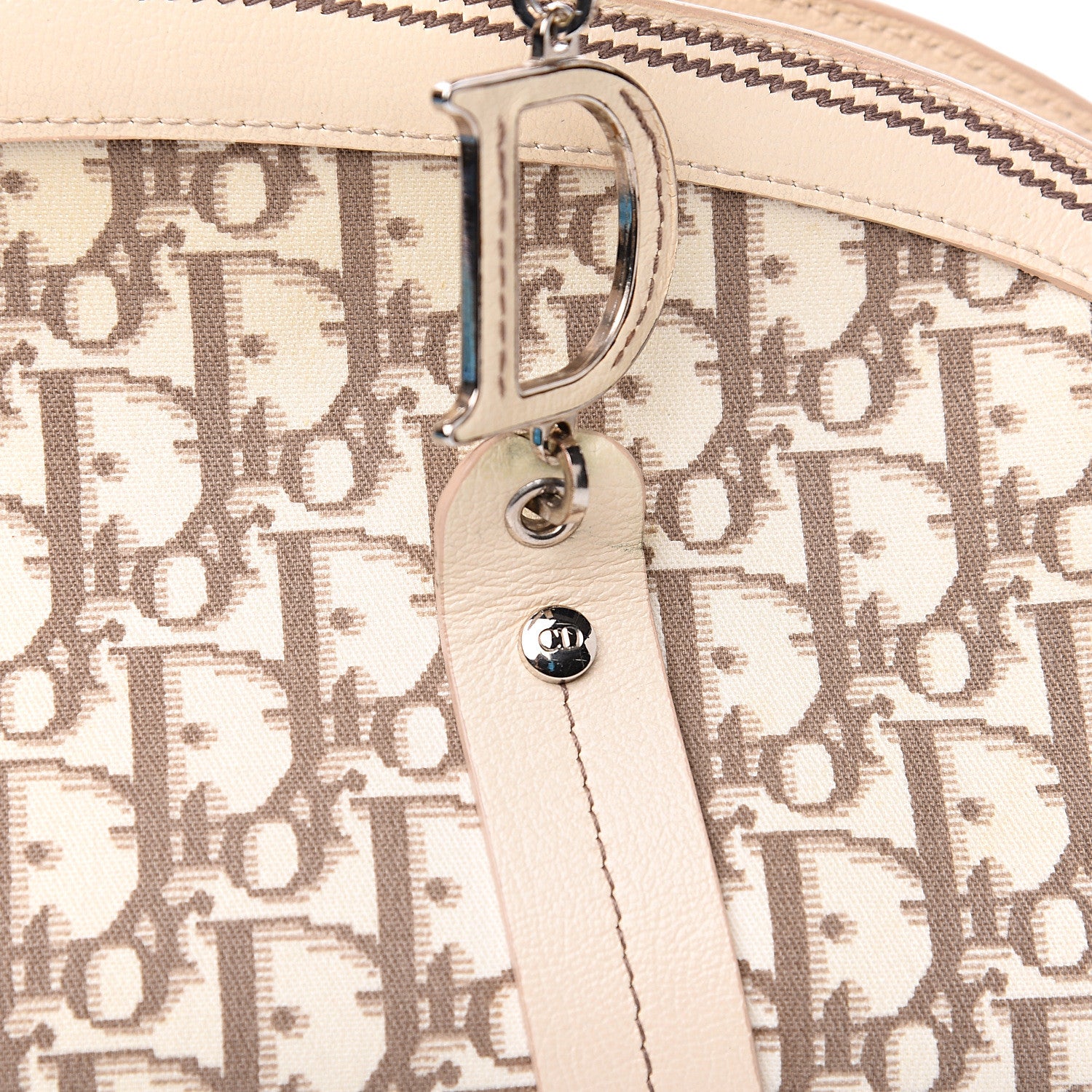 Christian Dior Monogram Vintage Flowers Bowler Beige 13 of 13